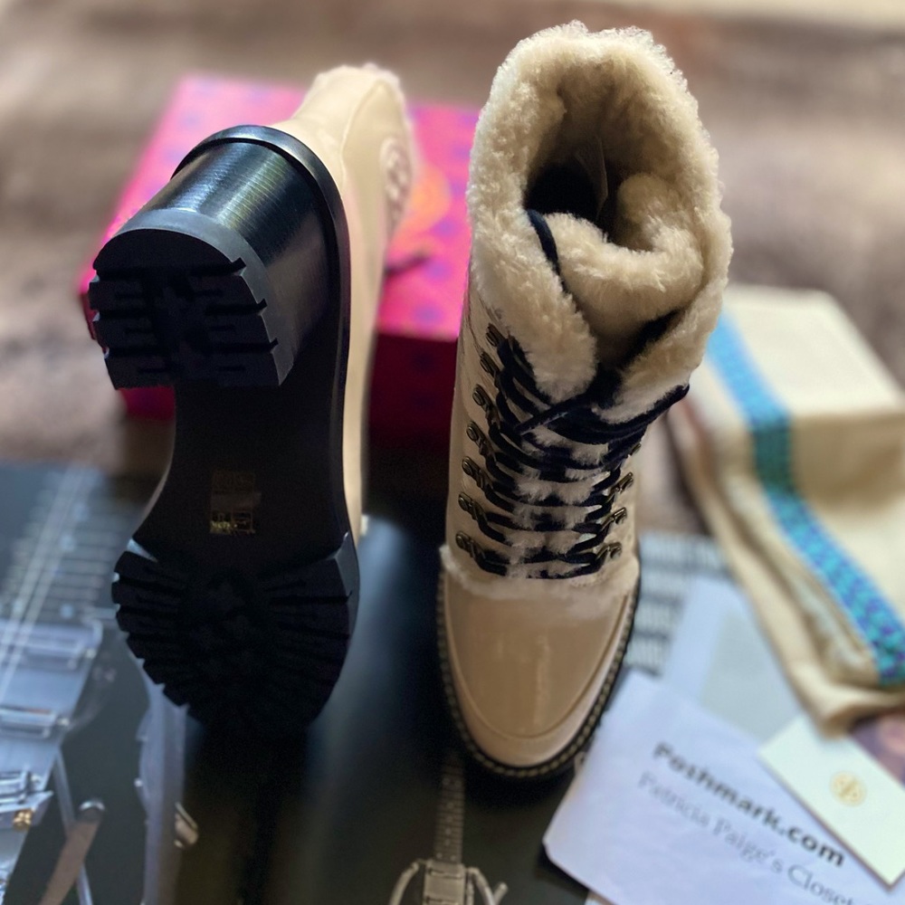 Tory Burch Miller Lug Sole Platform Boot - Picture 11 of 13